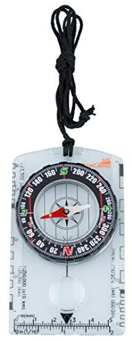AceCamp Kompass Outdoor Premium Portable Karten-kompass mit Funktion, Navigation tools für Camping Wandern, transparent 3128
