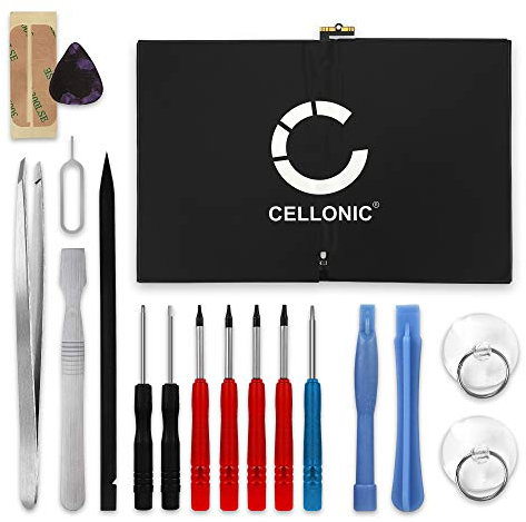 CELLONIC, Battery for Tablet compatible with Apple iPad Pro 9,7 - A1673, A1674, A1675 (3.82V, 7300mAh) + Tool set