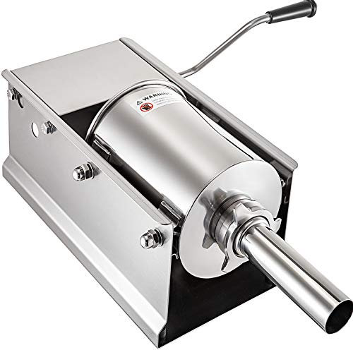 GIOEVO 3L Insaccatrice Manuale Professionale Insaccatrice Per Salumi in Acciaio inox 304 e 201 Tritacarne Ideale Per Cucine Commerciale