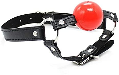 Bondage Masters Ball Gag with Chin Strap, Restraining & Bondage