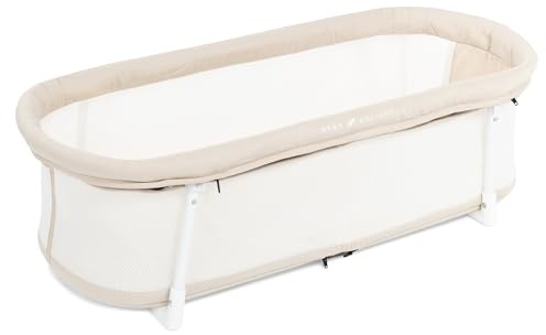 Baby Delight Snuggle Nest Bassinet, Portable Baby Bed, for Infants 0 – 5 Months, Organic Oat