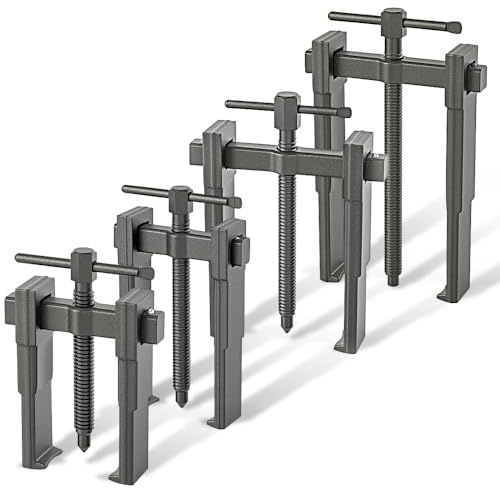 4 pezzi estrattore cuscinetti 20-85mm, estrattore a due ganasce per cuscinetti a ingranaggi, strumento speciale per artigli sottili 3+4+6+8 pollici, estrattore per cuscinetti a sfere, estrattore per