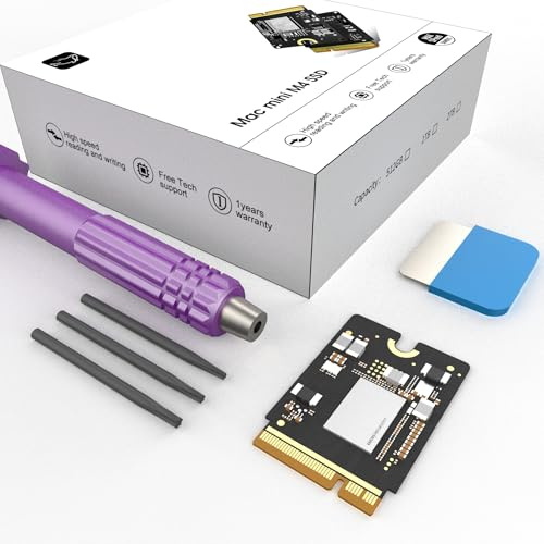 sbaceflay Mac mini M4 2 TB SSD hårddisk uppgradering gör-det-själv