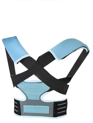 WFNIHONHON Correttore Posturale per Uomini e Donne, Tutore per la Schiena, Supporto per le Spalle, Allenatore Posturale Regolabile Unisex, Design ergonomico, Abbigliamento Comodo, (M)