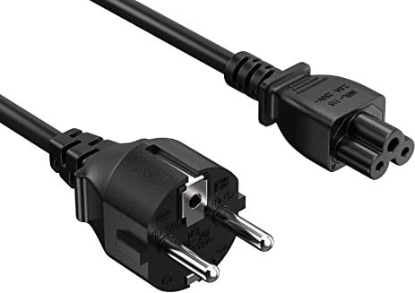 Cable Leader 6ft European Schuko 3-Prong Notebook Power Cord (CEE 7/7 to IEC320 C5)