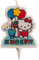 Dekora - Candele Compleanno Originali | Candeline Compleanno 2D di Hello Kitty per Torte Infantili - 7 cm