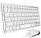 Macally USB Wired Keyboard and Mouse Combo for Mac and PC - Save Space with a Compact Small Apple Keyboard and Mouse for MacBook Pro/Air, iMac Mini/Pro