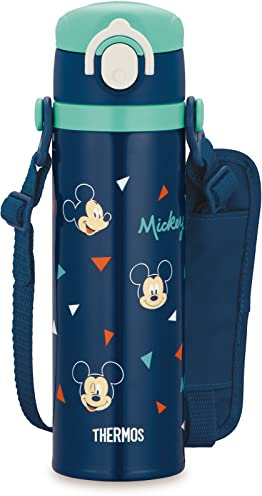 Thermos JOI-500DS NVY Vacuum Insulated Kids Mobile Mug 0.5L Mickey Navy for Kids to School or School