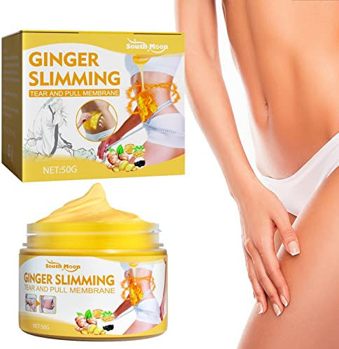 Ginger Hot Cream, 50 g/1,76 uns slimmhet celluliter kräm för magen | fettuppfriskande och fuktgivande kroppslotion ingefära celluliter borttagare hot förbränning viktminskning