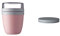Mepal - Lunchpot Switch Ellipse - mach aus deinem Lunchpot einen Snackpot - Praktischer Müslibecher - Geeignet für Tiefkühler, Mikrowelle & Spülmachine - Nordic Pink