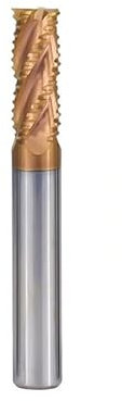 1pc 4 lames ébauche fraise 4-12mm TiCN revêtement CNC fraise HRC55 fraise for filetage en métal(6x15x50L)