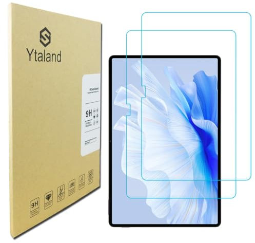Ytaland - Protector de pantalla de cristal templado para tablet OUKITEL OT8 Gaming de 11 pulgadas, 2 unidades, dureza 9H, antiarañazos, HD Clear