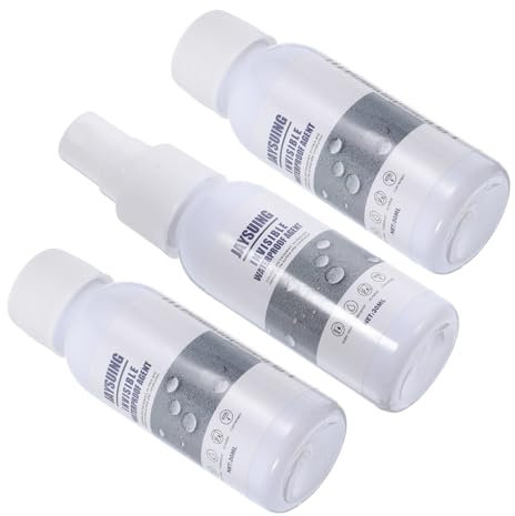 Uonlytech 6 Piezas Spray Impermeable Para Zapatos Chaquetas Spray Antisuciedad Aerosol Para Zapatos Spray Protector Seguro Aerosol Portátil a Prueba De Agua El Plastico