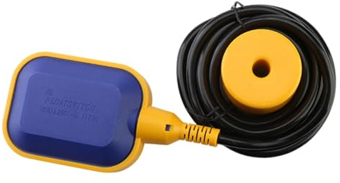 harayaa Interrupteur à Flotteur, Contrôleur de Niveau d'eau, Contrôle Automatique de La Pompe, Interrupteur Universel Robuste pour Une Régulation Précise, Câble de 200 Cm