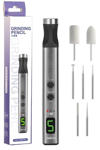 Penna per incisione elettrica - di strumenti per incisore regolabile a 5 velocità senza fili, set di kit di matite per incisione polacca | Prodotti elettronici Gioielli Pietra Progetti