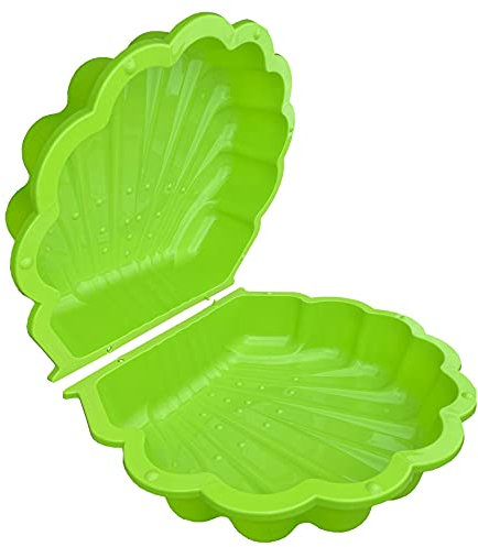 Tiktaktoo Sable & et Wassermuschel I Bac à Sable sans Couverture (2-teilig) I (Vert Pomme )