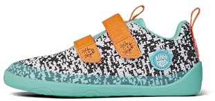 Affenzahn Barfußschuh Knit Klett Kinderschuh für Jungen und Mädchen