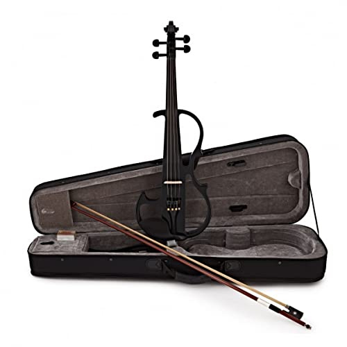 Gear4music Electric Violin Full Size, Black