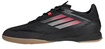 adidas Unisex - Adulto F50 League Football Boots Indoor, Core Black/Iron Met./Lucid Red, 46 EU