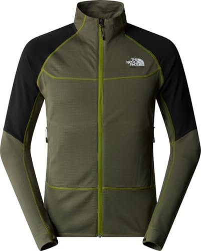 The North Face NF0A825F7IQ1 Men’s Bolt Polartec Jacket Giacca Uomo OAK GREEN/TNF BLACK Taglia S
