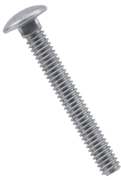 Hillman Hardware Galvanized Carriage Bolt 1/2 x 6, 25 Count, Blunt Point, Alloy Steel, Self-Locking Round Head Fasteners, for Wood and Metal, No Washer Needed, Rust-Resistant (812626)