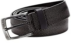 Guess Gürtel mit Mikronieten aus Leder, Schwarz , L