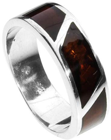 Ring - Byrte - Silber 925/000 - Bernstein