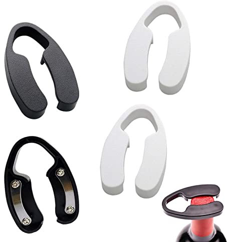 ANYUANKW 4 Pièces Coupe-Capsule de vin,Foil Cutter Vin Bouteille,Bouteilles Film Remover Ouvreur,Vin Outil dAccessoires pour Enlever Le Papier D'aluminium