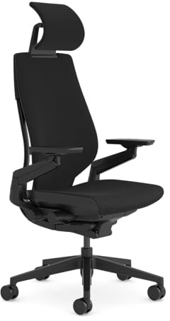 Steelcase Silla ergonómica: Gesture, Lumbar, reposa Cabeza, Ónix