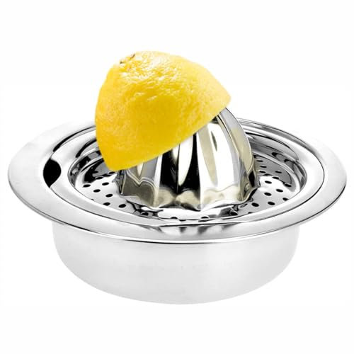 Stainless Steel Lemon Juice Squeezer Pulp Filter Citrus Hand Press Fruit Juicer