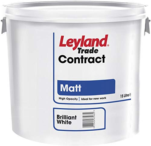 Leyland Trade Contract Matt - Brilliant White - 15L
