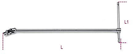 Beta 910/40 - Verlängerung mit kardangelenk, außenvierkant 3/8”