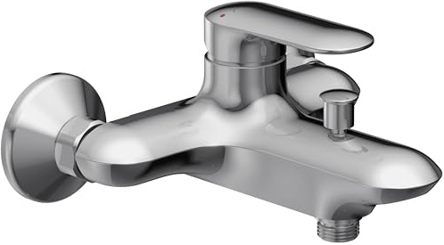 Grifo Mural de baño y ducha Jacob Delafon Inversor Automático Material Latón Cromado Color Cromo KUMIN E99460-CP