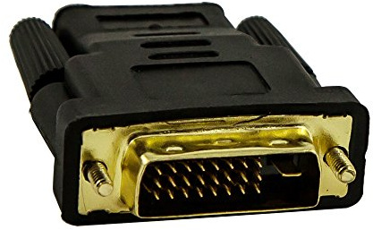 Fullink Gold-Plated DVI-D Dual Link Male to HDMI to Female Adapter - 4K Resolution Ready