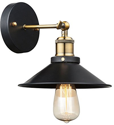 Globo VINTAGE Wand Leuchte Arbeits Zimmer Alt Messing Büro Leuchte schwarz verstellbar 15053W