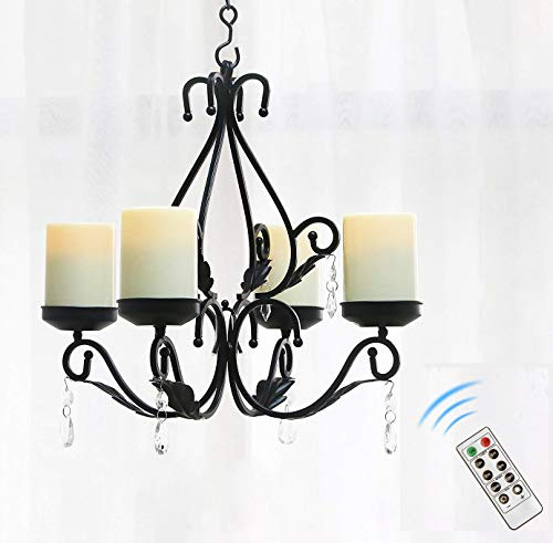 GiveU 3 in 1 Ambient Lighting Chandelier Chain Hang Metal Wall Sconce