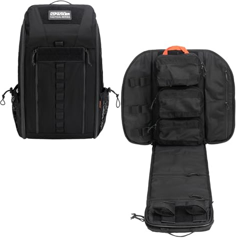 EXCELLENT ELITE SPANKER Sac à Dos médical Sac à Dos Tactique Sac à Dos extérieur Camping Survie Sac à Dos de Premiers Soins(Noir)
