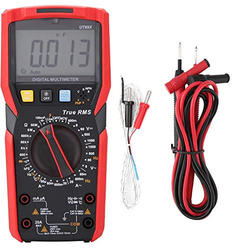 UT89X / UT89XD NVC-Messung Digitales Multimeter Spannungsprüfer Stromsensor mit Temperaturprüfung （Rot und Grau）(UT89X)
