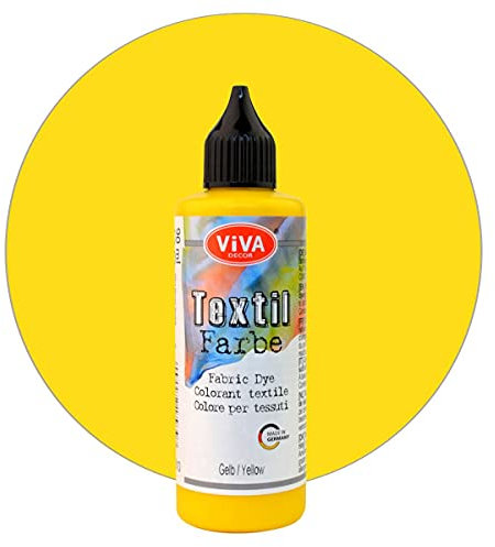 Viva Decor Textilfarbe 90 ml versch. Farbauswahl Gelb