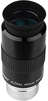 Svbony SV131 Oculaire Télescope 40mm, 1,25 Pouces Oculaire Plossl Lentille Grand Angle FMC de 48 Degrés avec Filetage de Filtre Accessoires pour l'Observation Planétaire