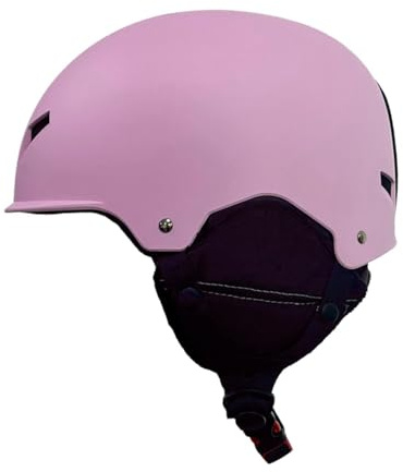 Aymzbd Casco de Esquí para Mujer, Casco Deportivo Transpirable, Accesorios de Esquí para Monopatín, Deportes Al Aire Libre, Patinaje, Ciclismo, Rosa, M
