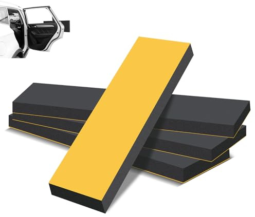 Cozary 4 Stück Garagen Wandschutz, 30x10 cm Wandschutz Garage Selbstklebend, 2 cm Extra Dicker Türschutz, Wasserabweisend Anti-kollision und Anti-reibung Türkantenschutz für Garagenwand und Parkplatz