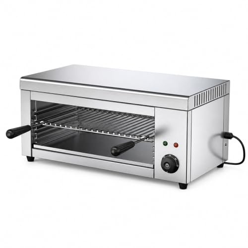 Mångsidig Professionell Salamander 2000 W för toast, panini, pizza, kött och gratäng