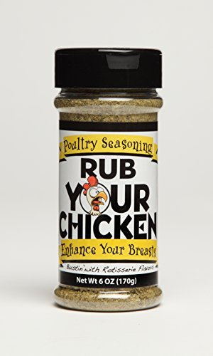 Rub Your Chicken Rotisserie Flavor Seasoning - Pack of 3 6 Ounce Jars