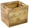 Holzkiste Aufbewahrungskiste Weinkiste Obstkiste Regalkiste Maße 33x37,5x32,5cm passend für alle Kallaxregale und Expidit Regal (GEFLAMMT)