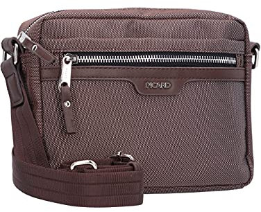 Picard Damen Umhängetasche Adventure Nylon Café, Maße: 22cm x 16cm x 5cm, 30713V5055