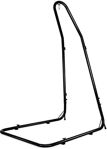 Multigot Adjustable Hammock Holder, Metal Egg Chair Curved Stand, Indoors & Outdoors Hanging Seat Base for Hang Chairs, Swings and Loungers