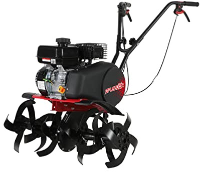 SPLENDOR Gas Powered Tiller 4 Cycle Engine 212CC Working Width Total Two Packages