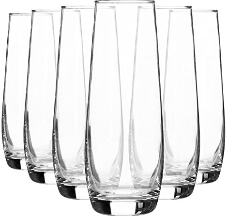 Argon Tableware Corto Stemless Champagnerflöten - 230ml - Pack Von 6 - Klar