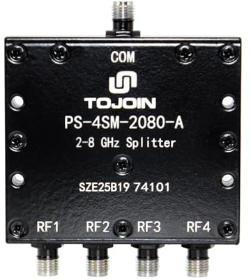 TOJOIN Divisor/Divisor de Potencia Pasivo de 2/4/8/12 vías, Conectores SMA/N Divisor de Cable Coaxial para Mediciones RF/Microondas Accesorios Divisor Coaxial, Sistema de Antena